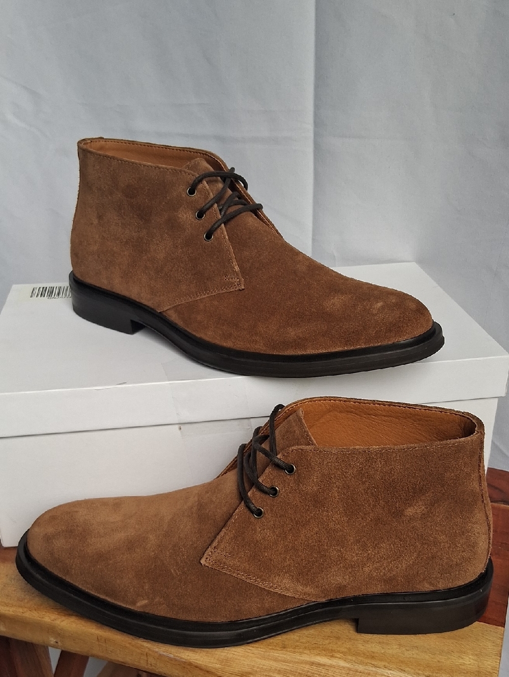 Quince Heritage Suede Chukka Boot Whiskey 8.5  Ligth Brown